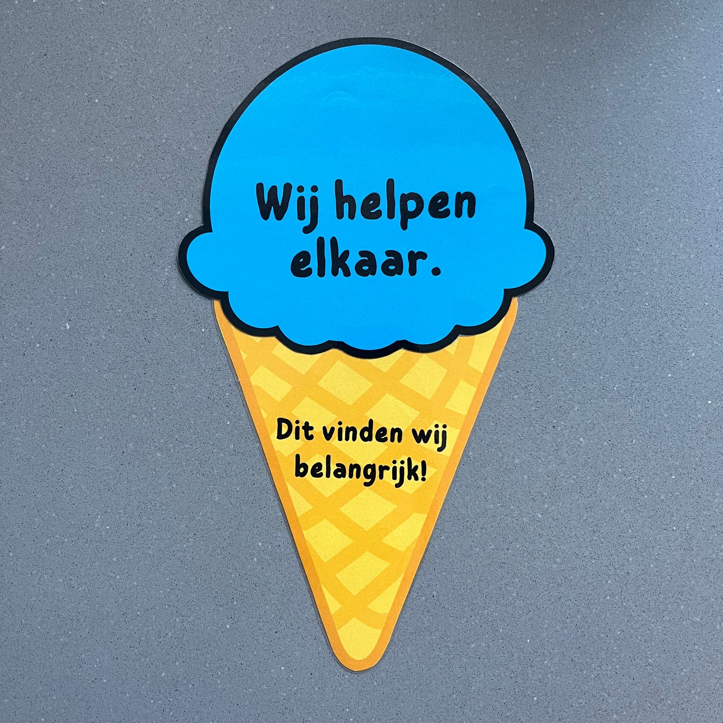 Normen en waarden ijsje