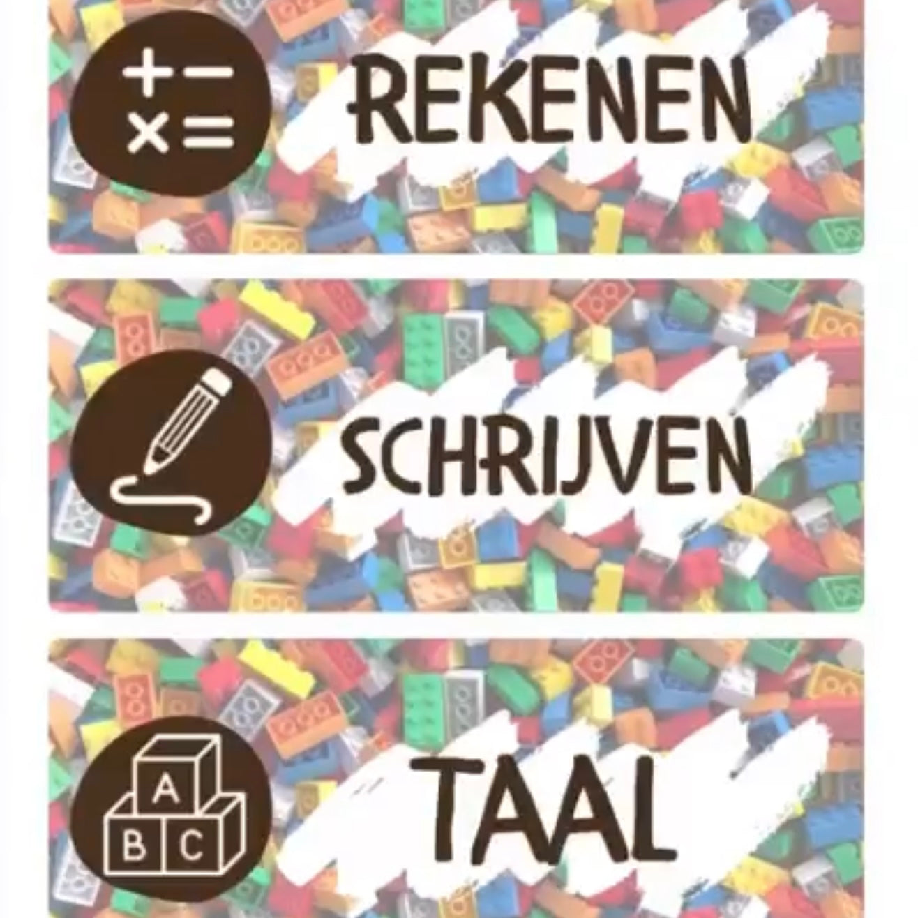 Dagritmekaarten thema LEGO