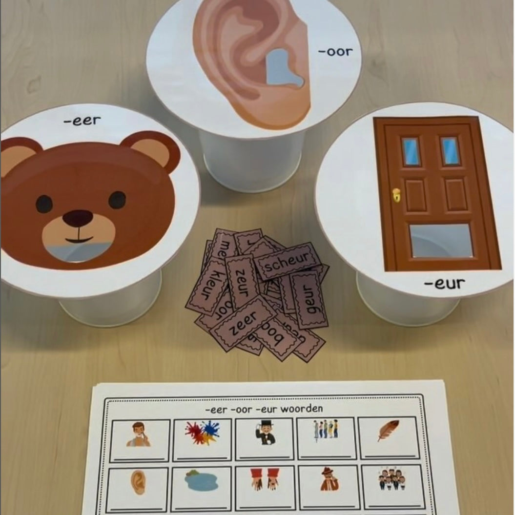 Sorteren -eer -oor -eur