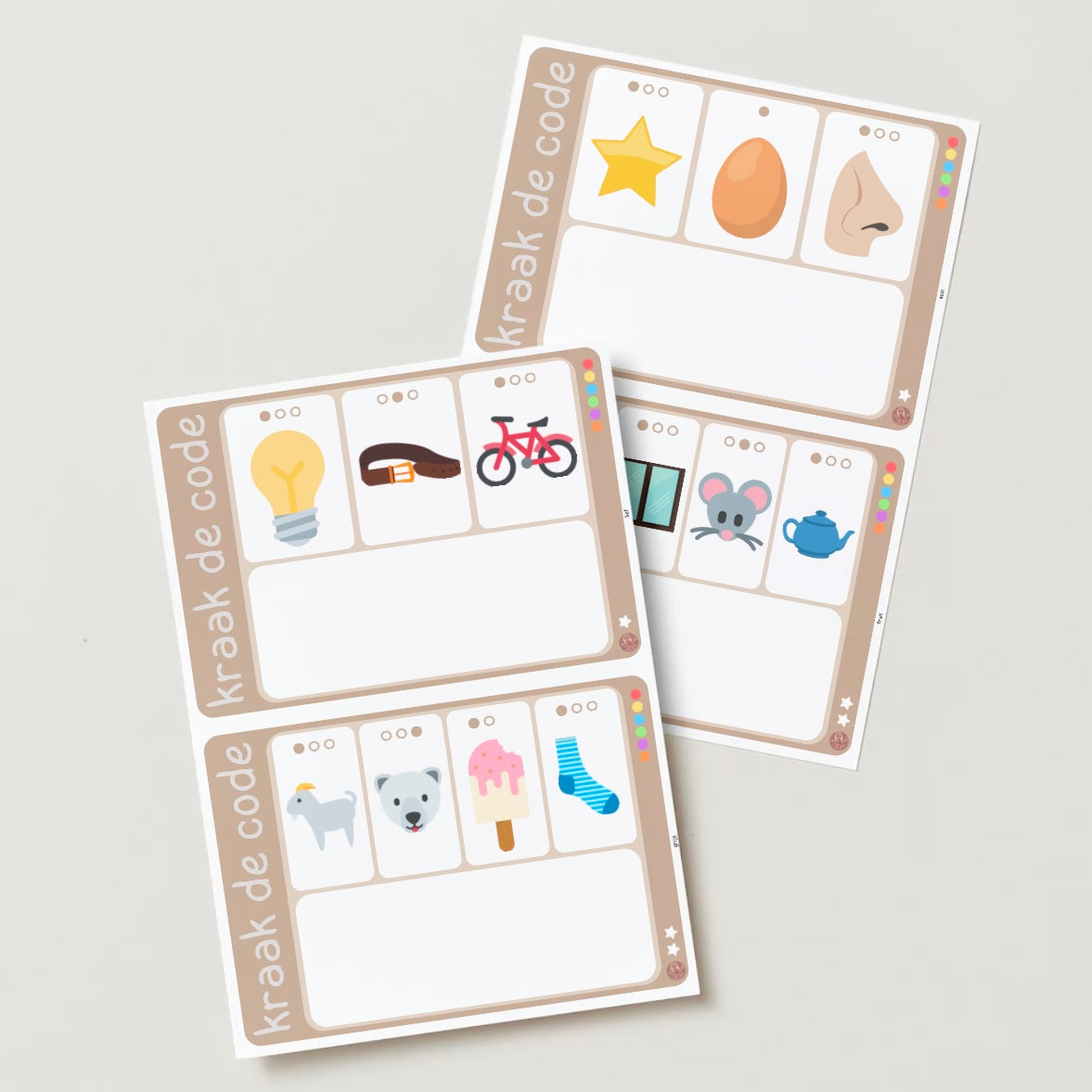 Kraak de code kern 1 t/m 6