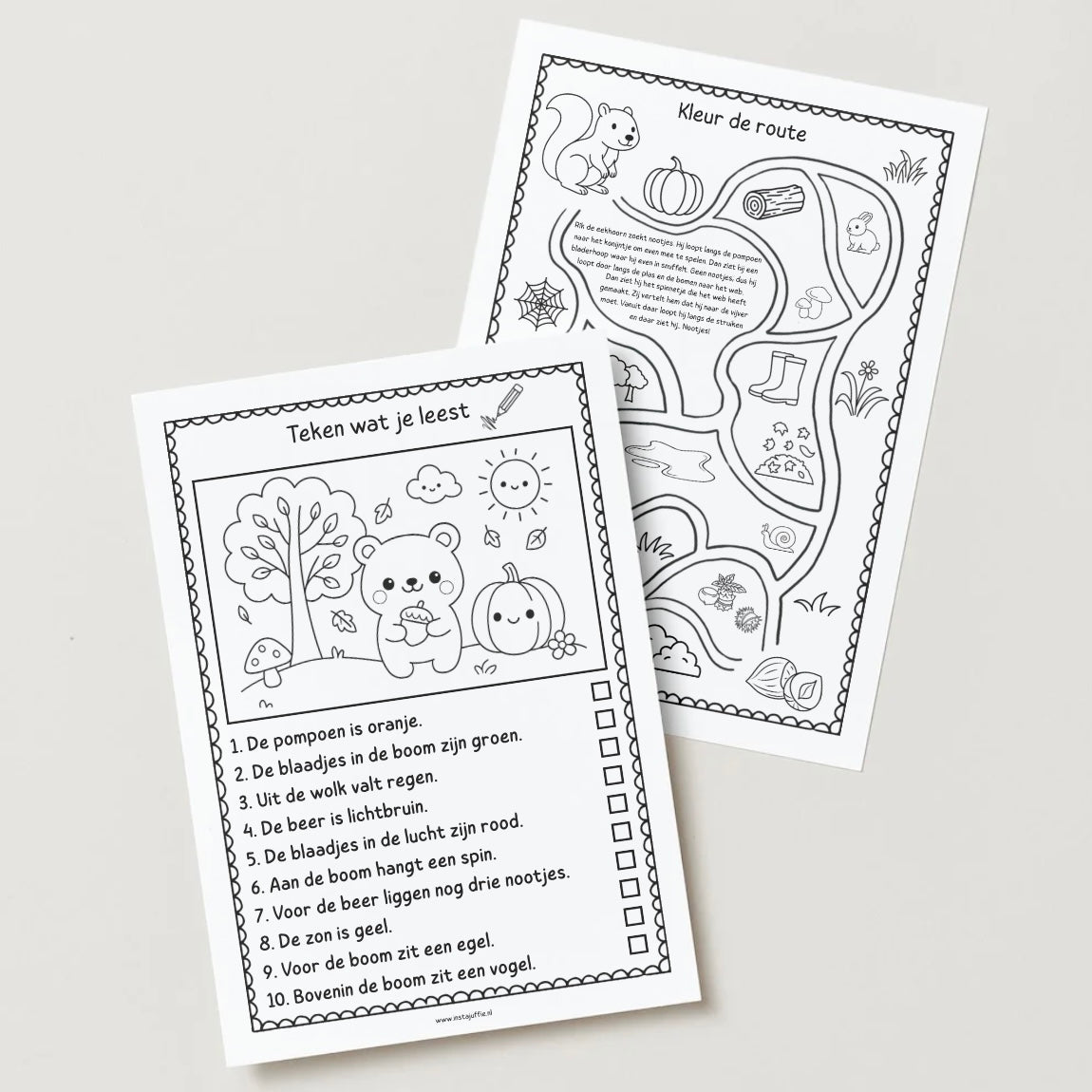 Herfstboekje groep 4