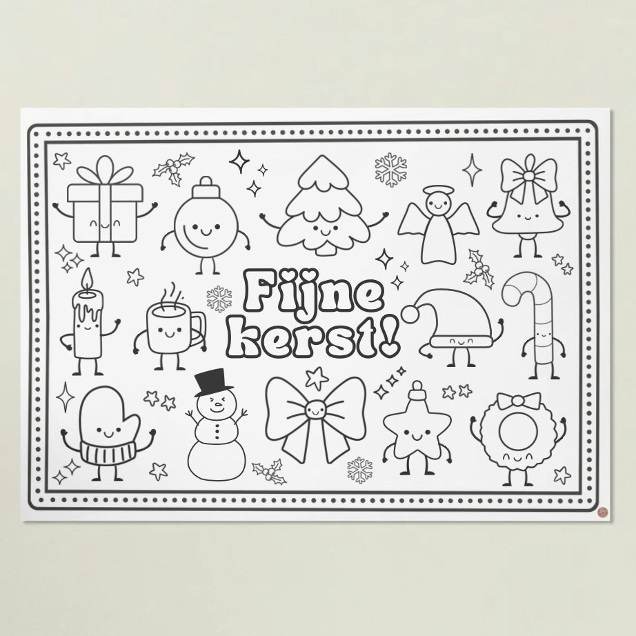 Kerst placemat