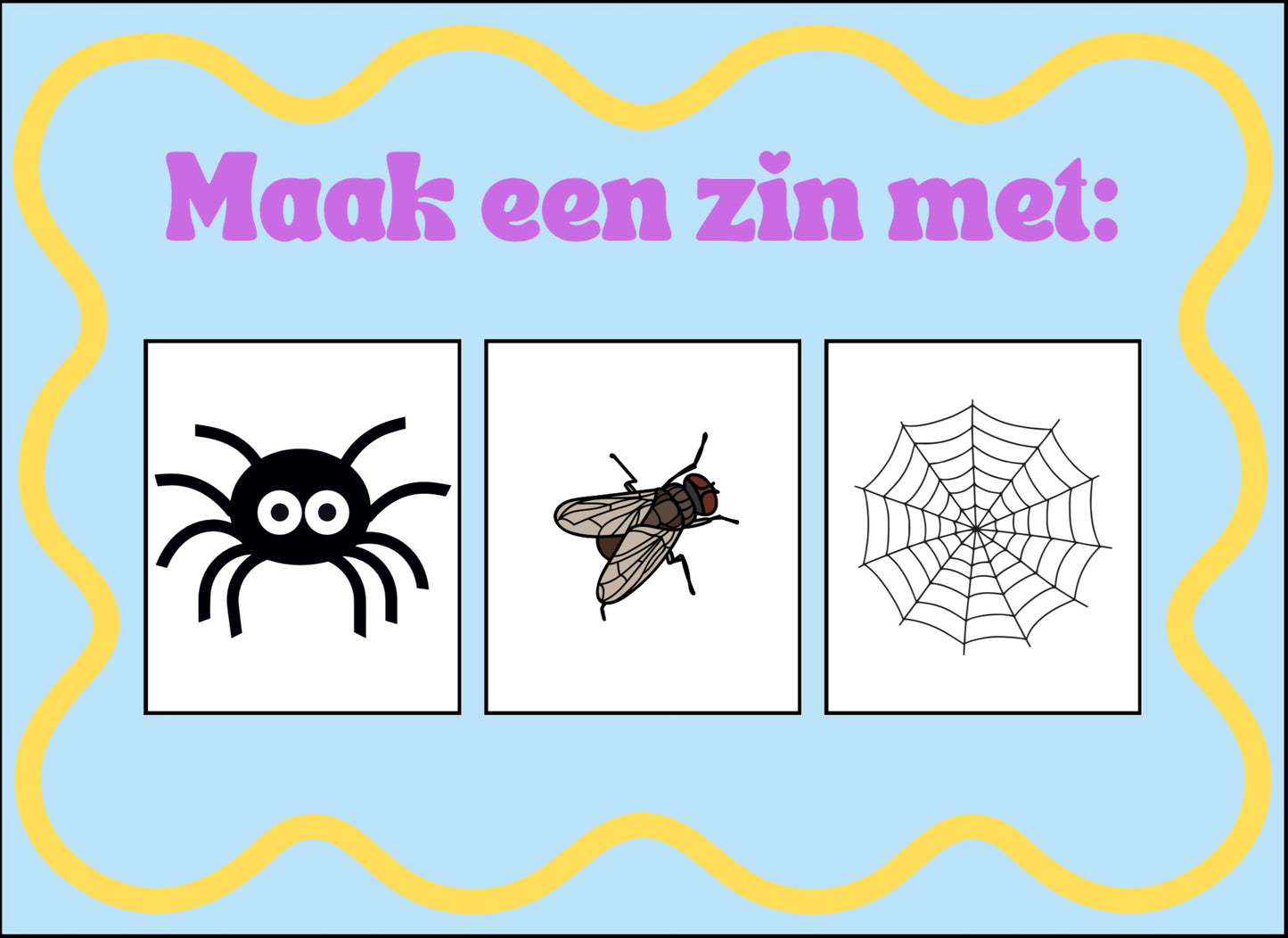 Maak een zin met..