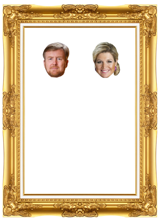 Koning en koningin tekenen