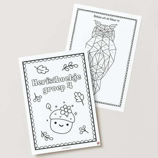 Herfstboekje groep 4