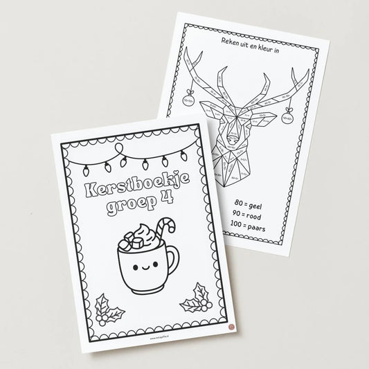 Kerstboekje groep 4