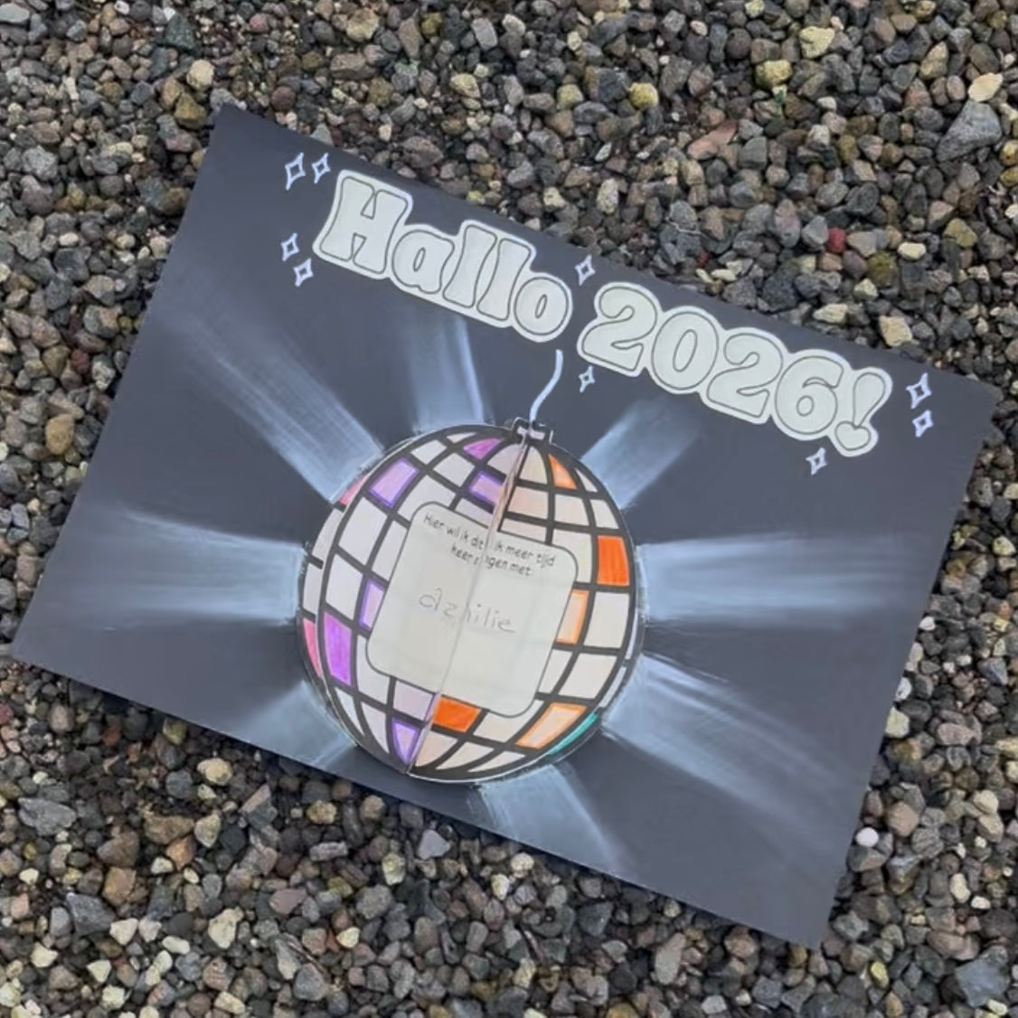 Goede voornemens discobal