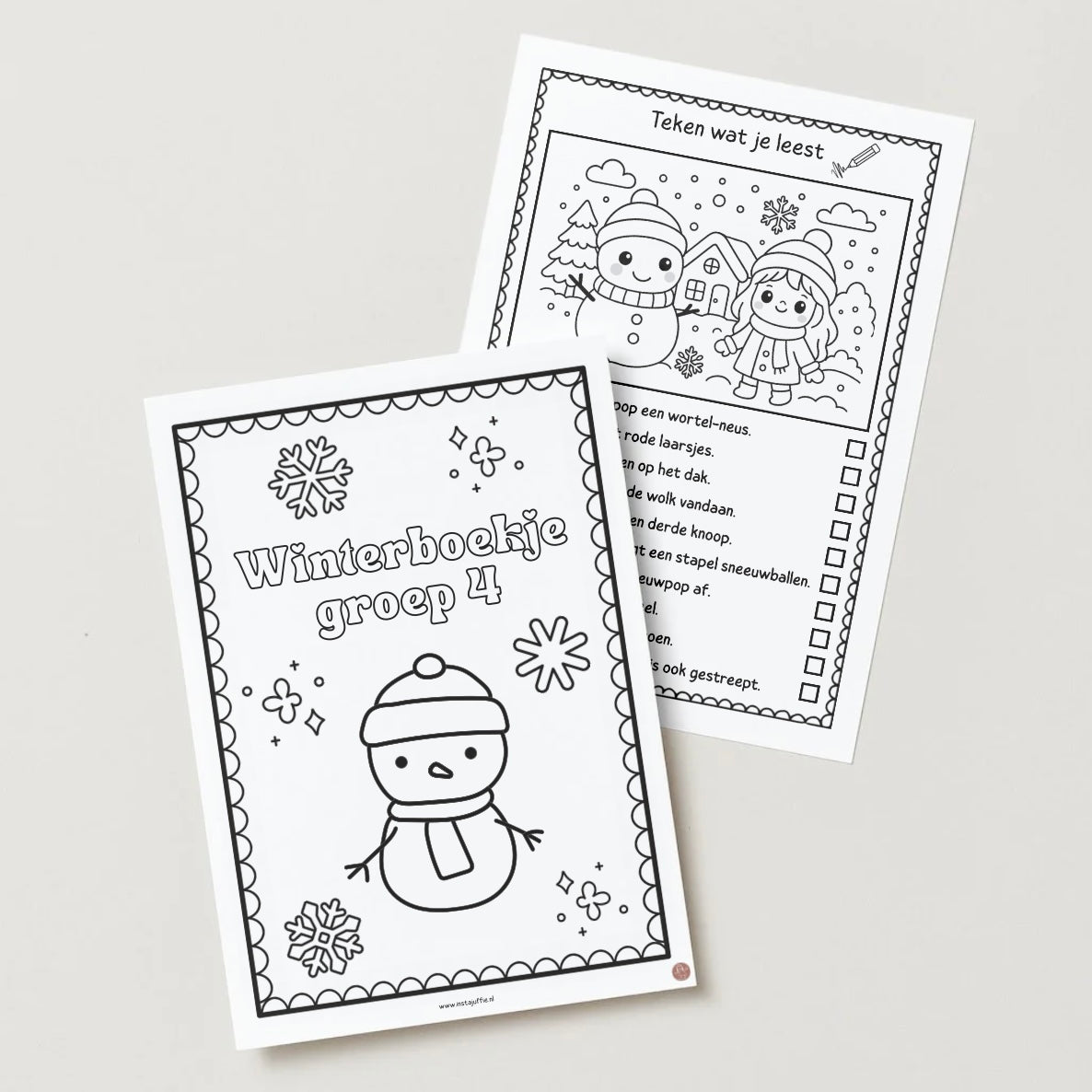 Winterboekje groep 4