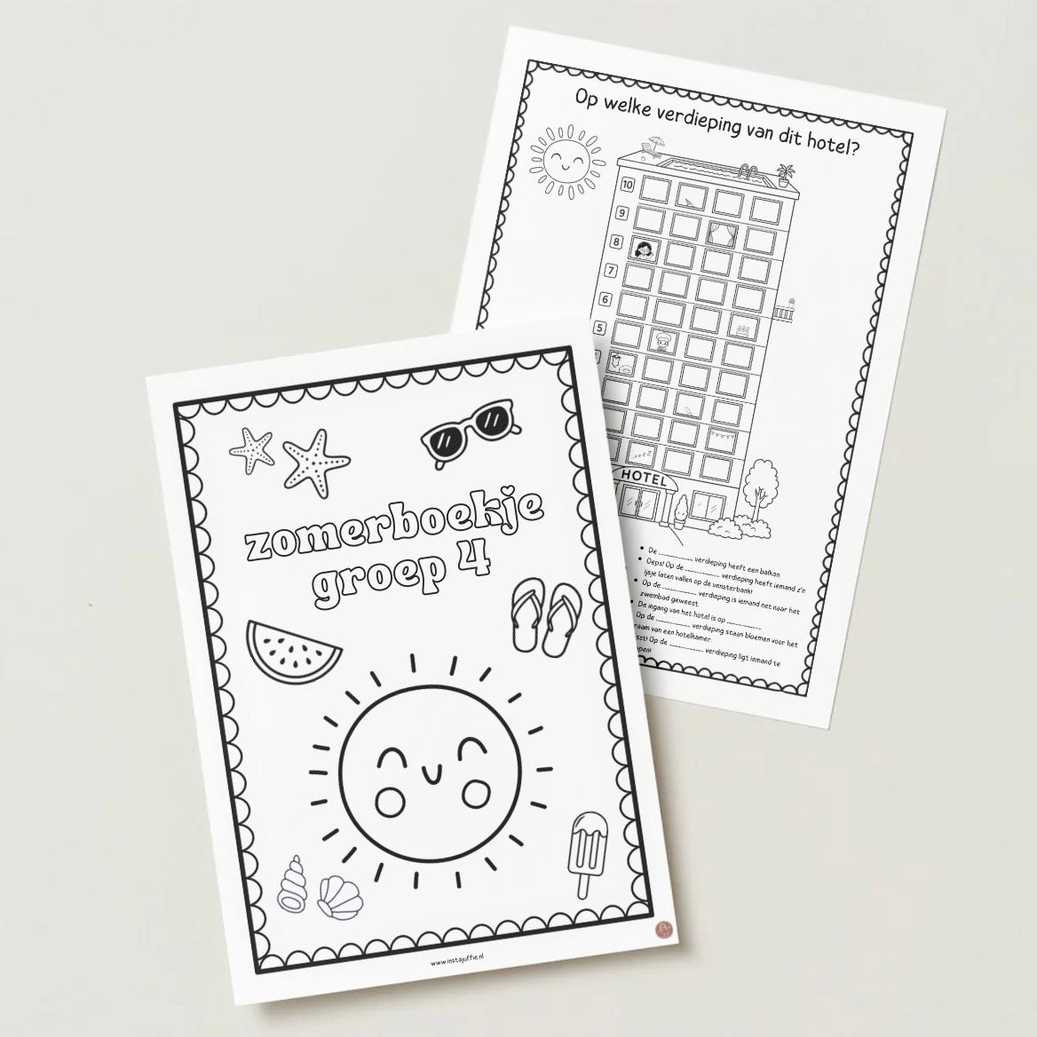 Zomerboekje groep 4