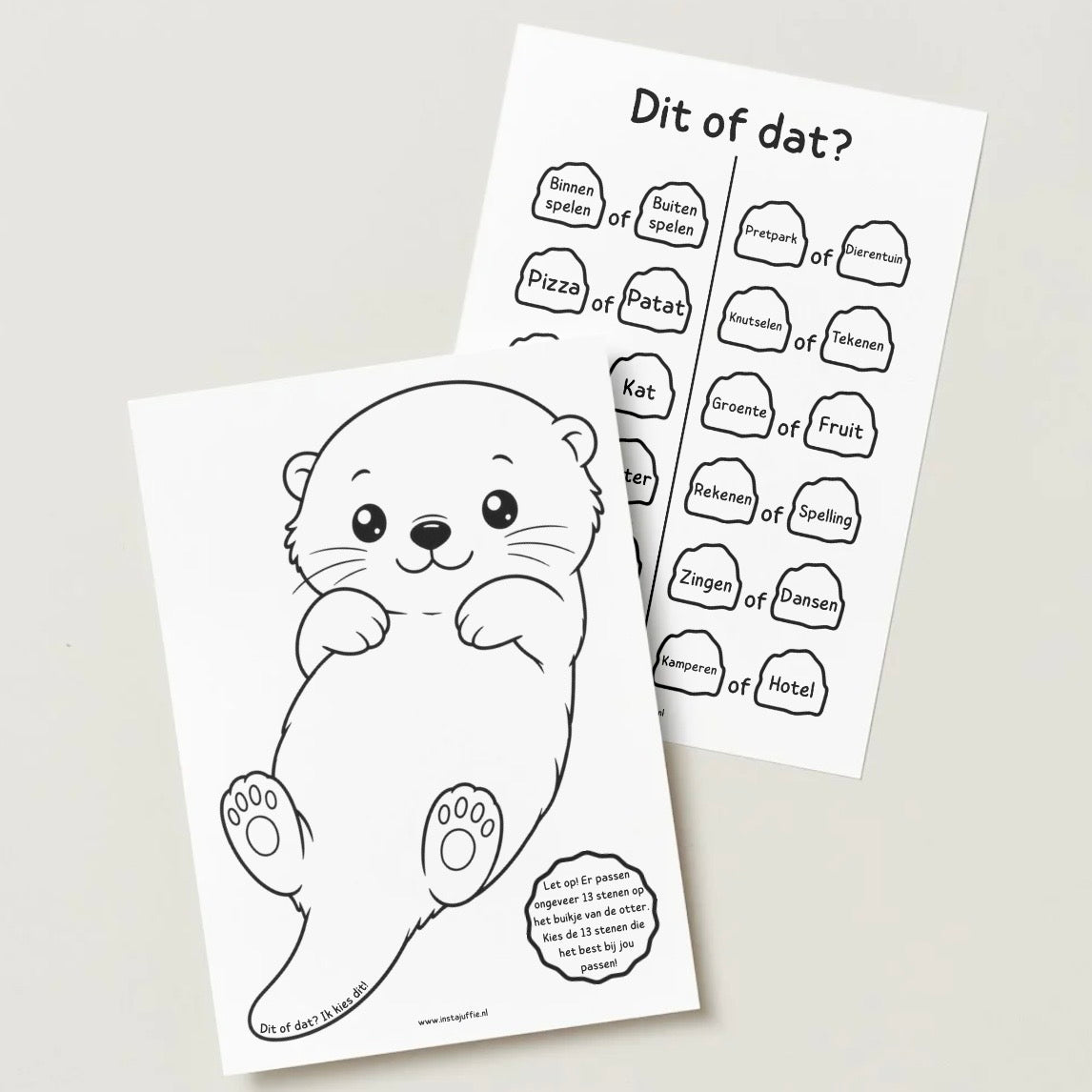 Dit of dat - versie: otter