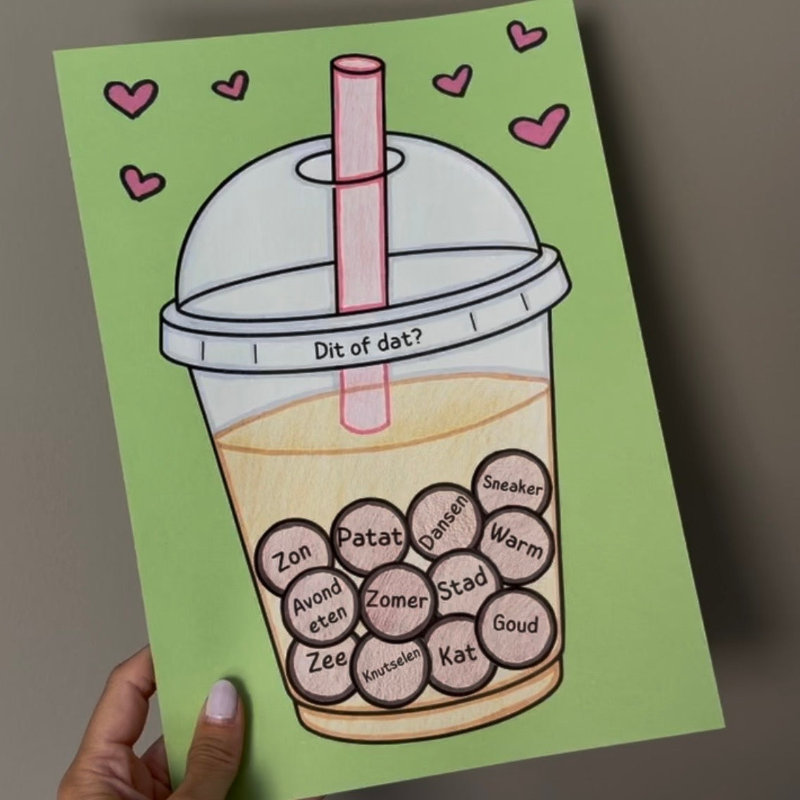 Dit of dat - versie: bubble tea